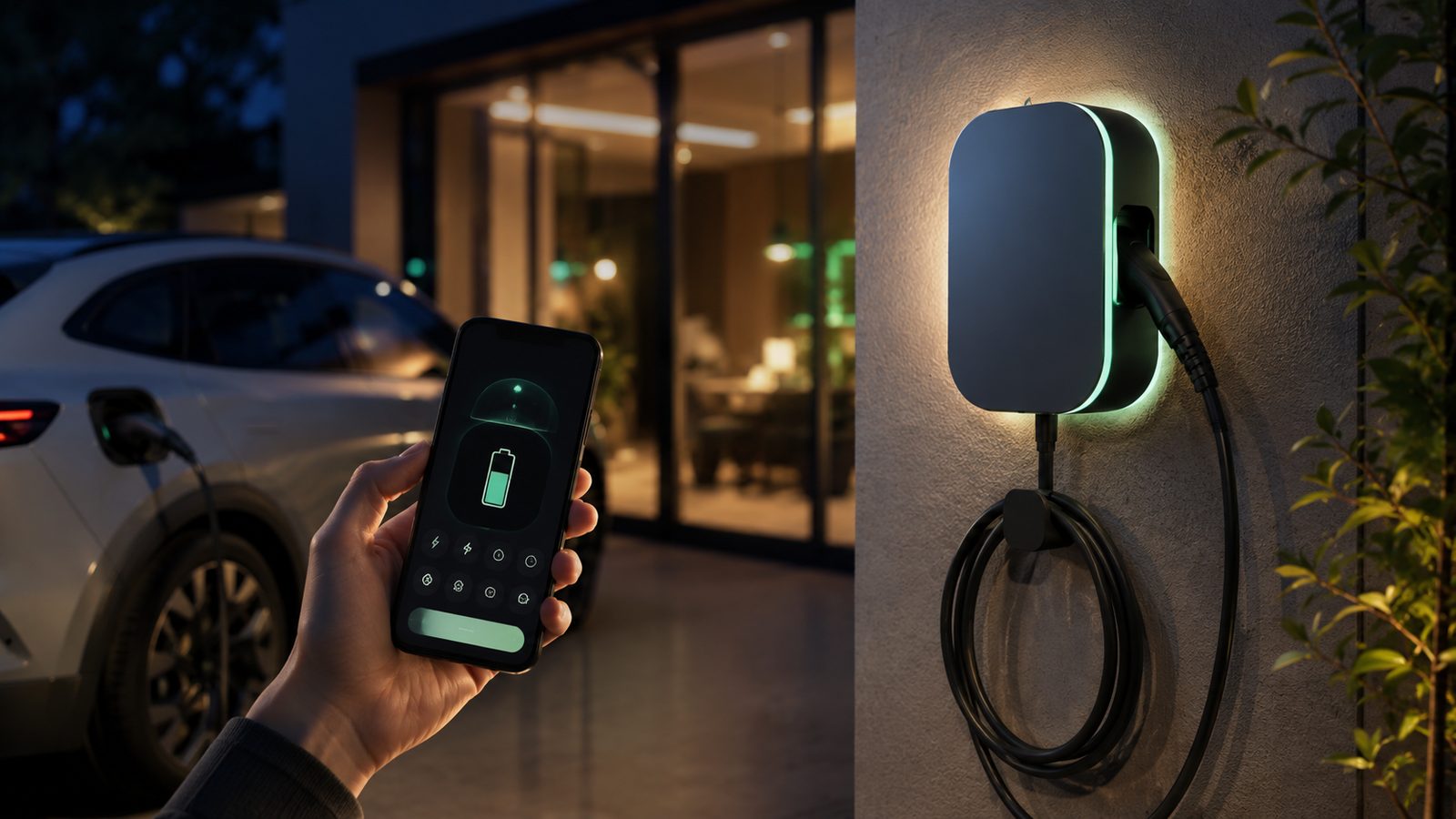 Inteligentny WallBox – sterowanie ładowaniem przez aplikację w telefonie i smart stacja ładowania na ścianie